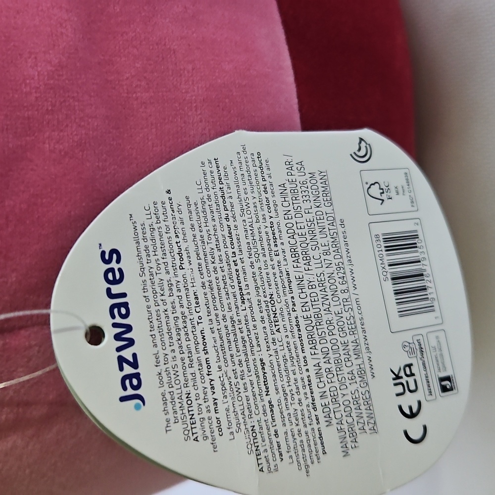 NWT **Squishmallows Maude** 11" Cranberry Mocha Plush - Picture 3 of 7